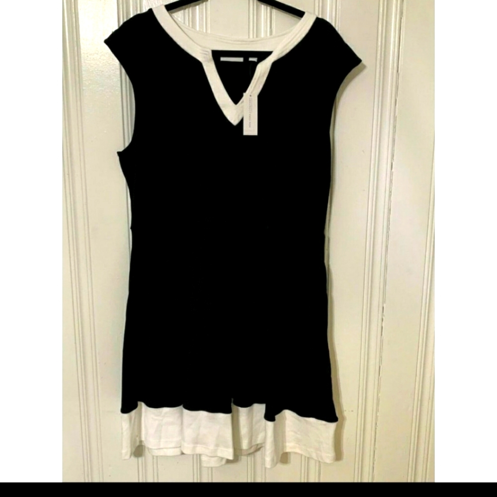 New York & Company Black, Sleeveless Mini Dress XL